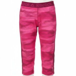 Reebok speedwick Women's Active Wear capri pants pink Size Small